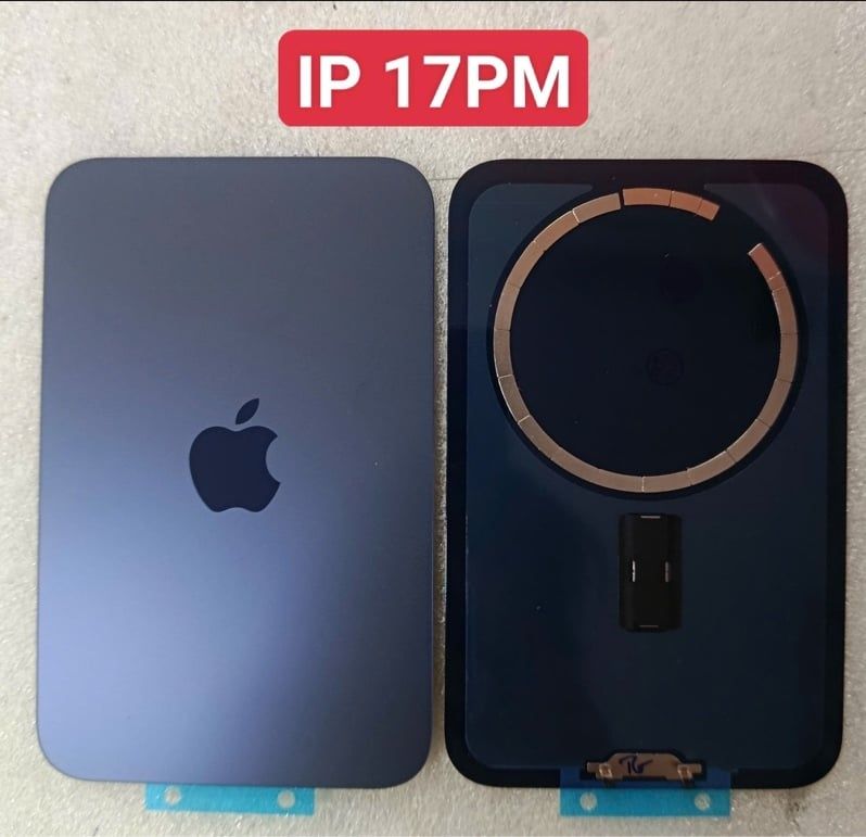 Lưng Iphone 17 Pro Max Zin - Xanh Blue ( + sạc không dây )