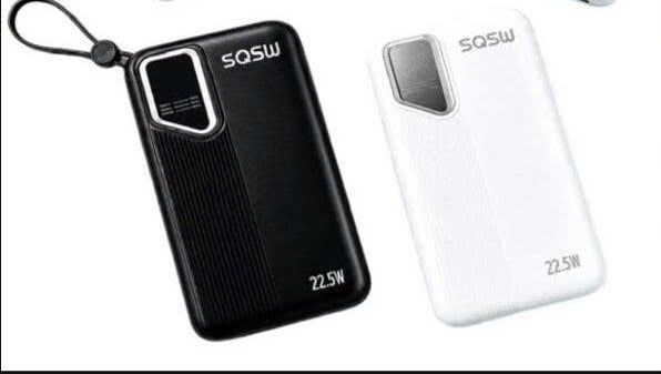Pin Dự Phòng 10000mAh - SQSW - HC - 27 / 22.5W - (kèm 2 dây)