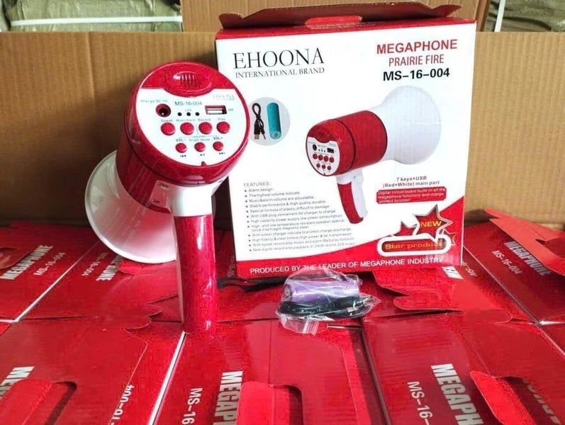 Loa Cầm Tay MS-16-004/ Loa Phóng Thanh/ Loa Bán Hàng Rong
