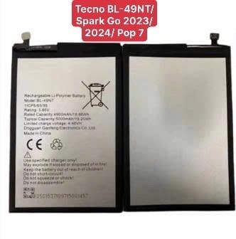 Pin TECNO BL - 49NT (J1) / Pop 7 / Spark 10 5G / Pop 7 Pro / Spark 2023 / Go 2024 - 5000mAh (kg chân pin)