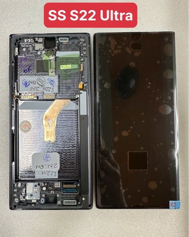 Màn Hình Samsung S22 Ultra - Zin New Hãng -Khung Đen (Amoled)