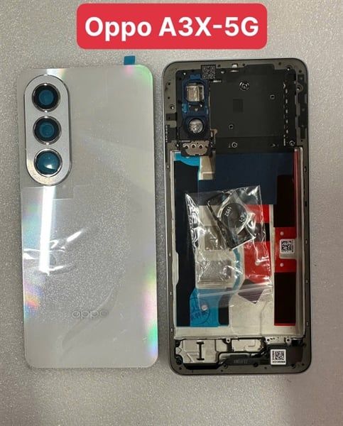 Vỏ Bộ Oppo A3X - 5G Zin - Trắng