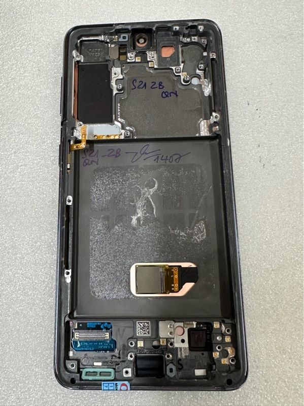 Màn Hình Samsung S21 / G991 - Zin Bóc Máy - Khung Đen (Amoled) (mèo nhẹ)