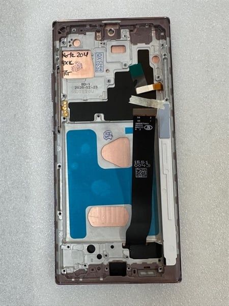 Màn Hình Samsung Note 20 Ultra / N985 / N986 - QX Khung - Phôi To - Vàng Đồng