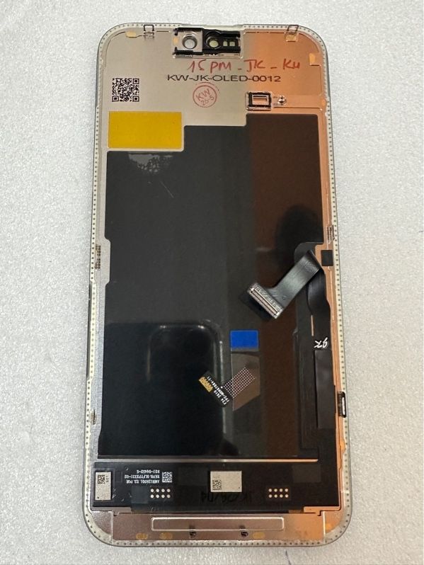 Màn Hình Iphone 15 Pro Max - JK / Oled Phôi Dẻo / 120Hz ( sàn được ic )