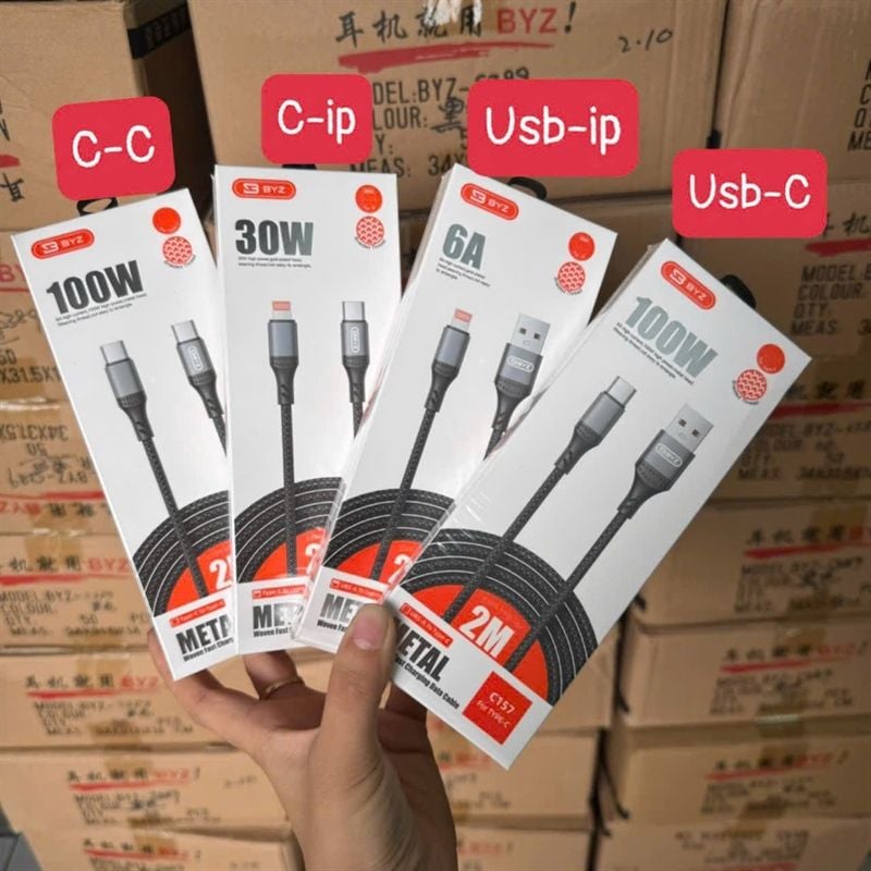Cáp Sạc BYZ C157 - USB.C 2m