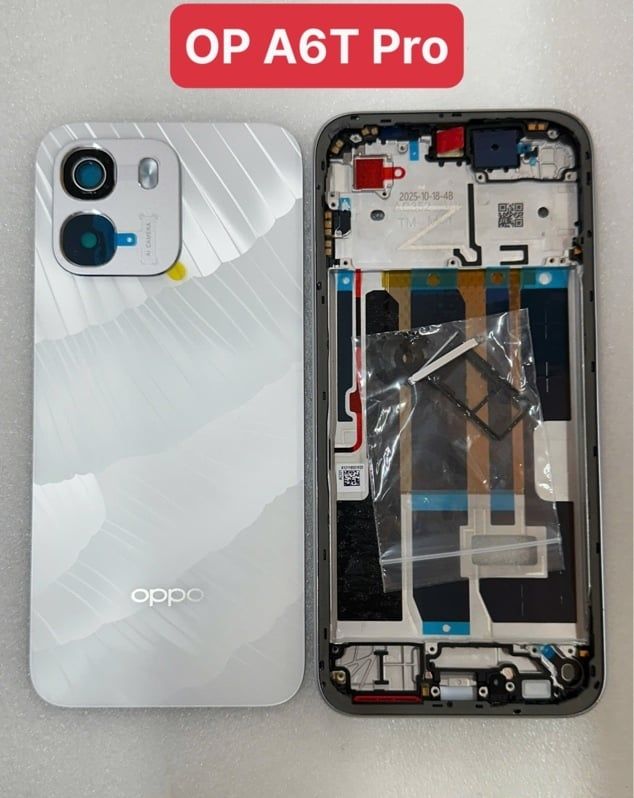 Vỏ Bộ Oppo A6T Pro Zin - Trắng