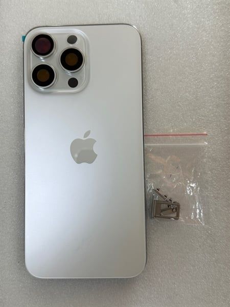 Vỏ Bộ Iphone 15 Pro Max 5G - Zin Trắng ( Full PK ) (kg ks)