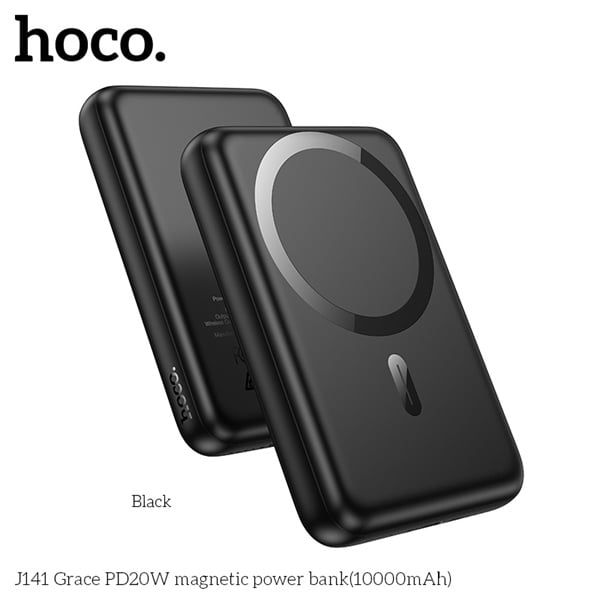 Pin Dự Phòng Hoco J141/ Sạc Không Dây - Sạc Nhanh 14W - 10000mAh