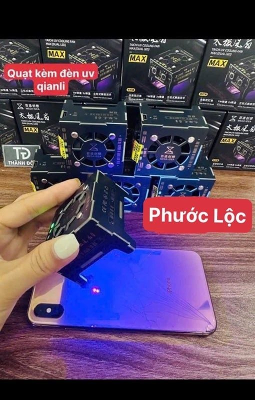 Quạt Hút Khói - Làm Mát Main - Tích Hợp Đèn UV Qianli