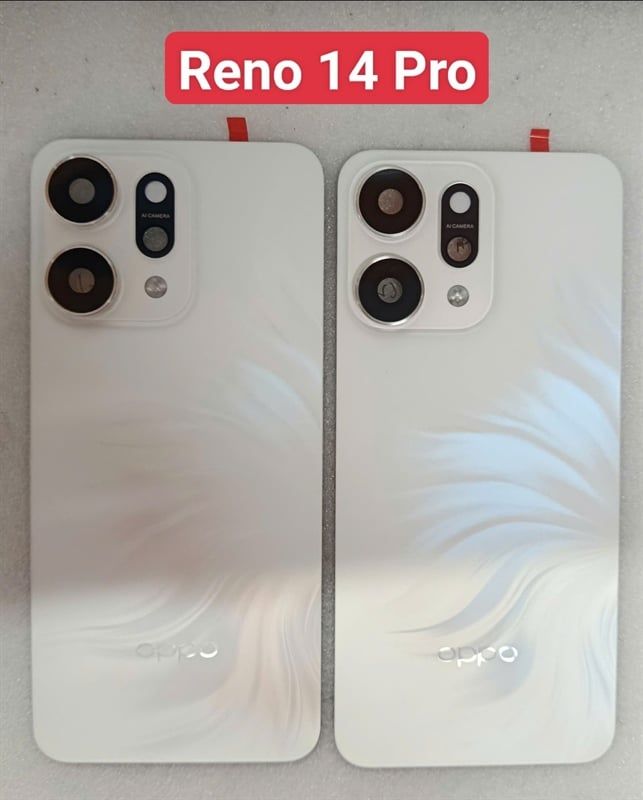 Lưng Oppo Reno 14Pro - Trắng + KC