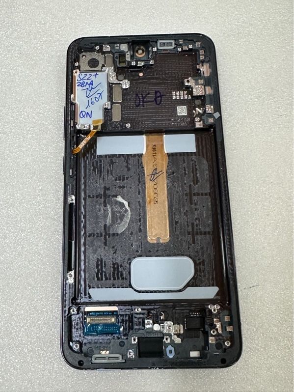 Màn Hình Samsung S22 Plus / S906 - Zin Bóc Máy - Khung Đen ( Amoled ) (mèo nhẹ)(1c xước khung)