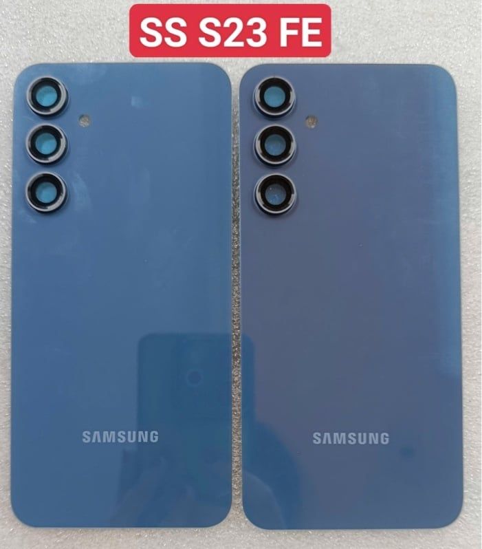 Lưng Samsung S23 FE + Kính Cam Zin - Xanh Dương