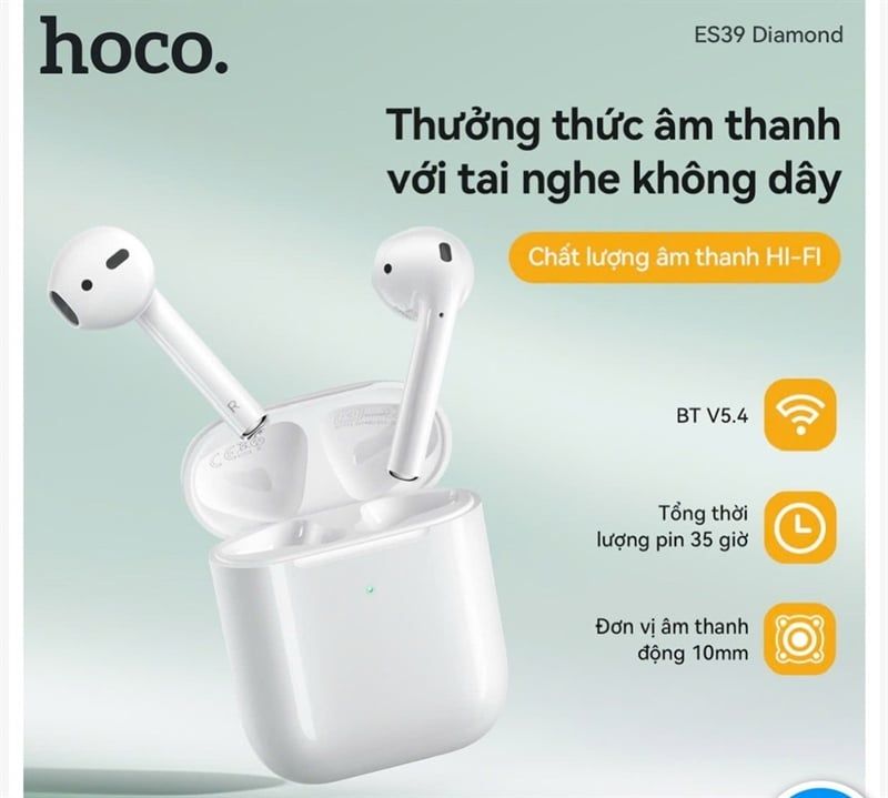 Tai Nghe Bluetooth Hoco ES39 Diamond - Pin 7H