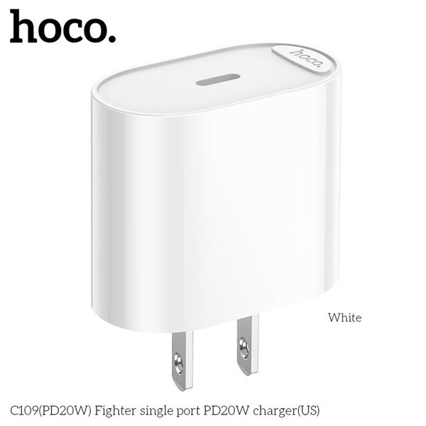 Cóc Sạc Hoco - C109 20W - Sạc Nhanh Cổng C