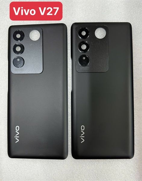 Lưng Vivo V27 - Đen ( có KC )