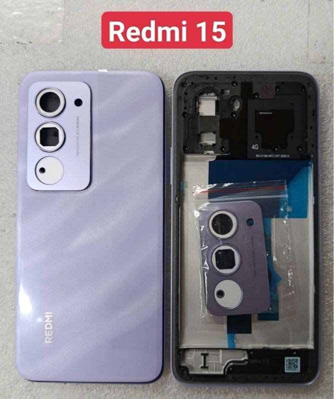 Vỏ Bộ Xiaomi Redmi 15 - Zin Tím