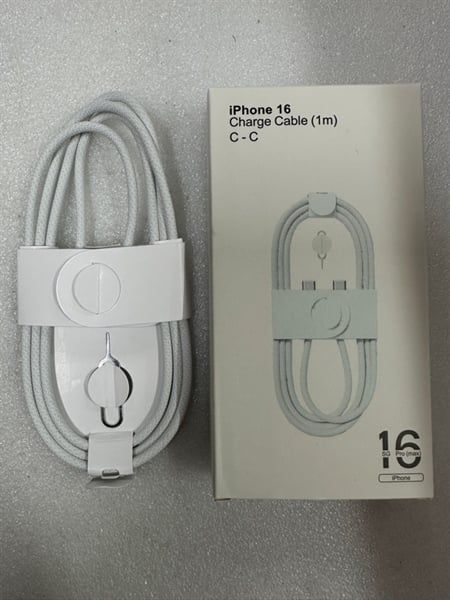 Cáp Sạc Iphone - 16 / 16 Pro Max - C2C - Cáp Dù Box (1m)