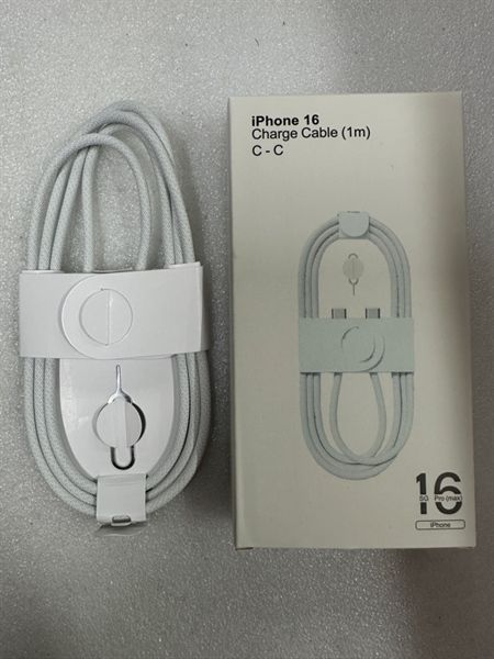 Cáp Sạc Iphone - 16 / 16 Pro Max - C2C - Cáp Dù Box (1m)