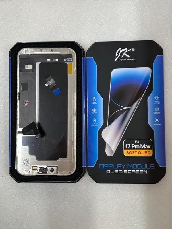Màn Hình Iphone 17 Pro Max - JK / Oled Phôi Dẻo / 120HZ