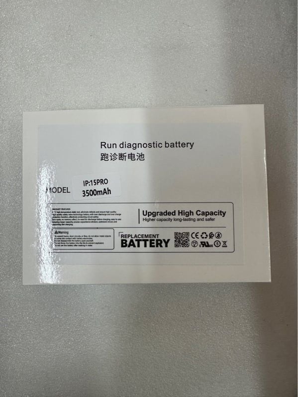 Pin iPhone - Chạy Chuẩn Đoán - 15 Pro - DLC - 3500mAh - DV