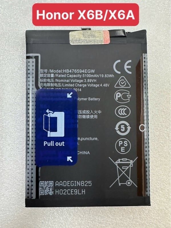 Pin Huawei Honor X6A / Honor X6B / HB476594EGW -5100mAh