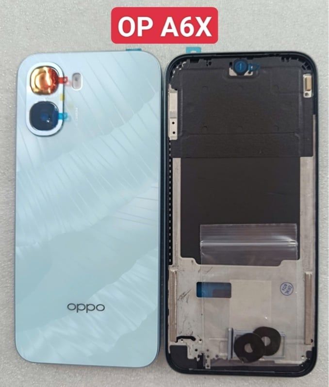 Vỏ Bộ Oppo A6X / A6T Zin - Xanh Ngọc