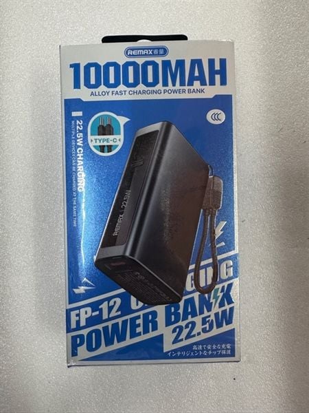 Pin Dự Phòng Remax FP - 12 - 10000mAh - Sạc Nhanh 22.5W