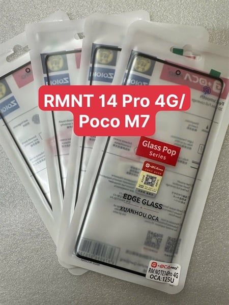 Kính Liền Keo Xiaomi Redmi Note 14 Pro 4G / Poco M7
