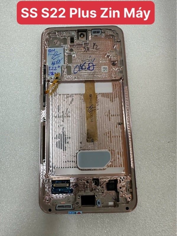 Màn Hình Samsung S22 Plus / S906 - Zin Bóc Máy - Khung Vàng ( Amoled ) (mèo nhẹ)