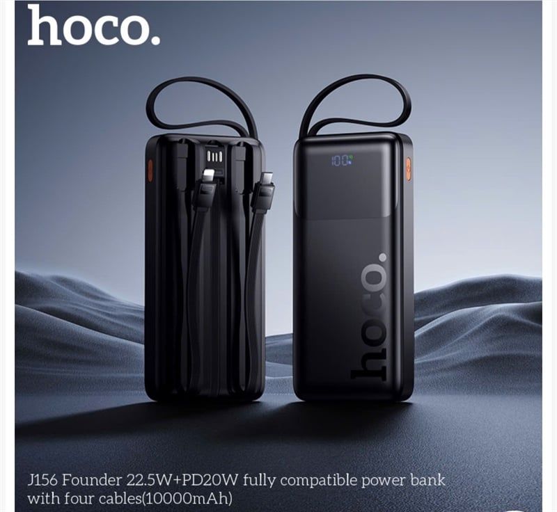 Pin Dự Phòng 10000mAh - Hoco J156 - Kèm 3 Dây