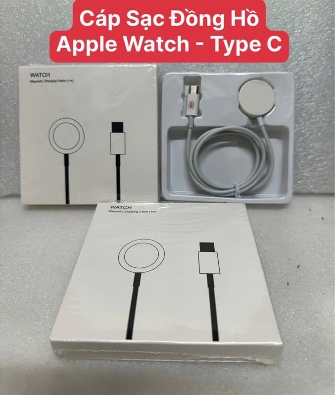 Cáp Sạc Đồng Hồ Apple Watch - Type C (full box)
