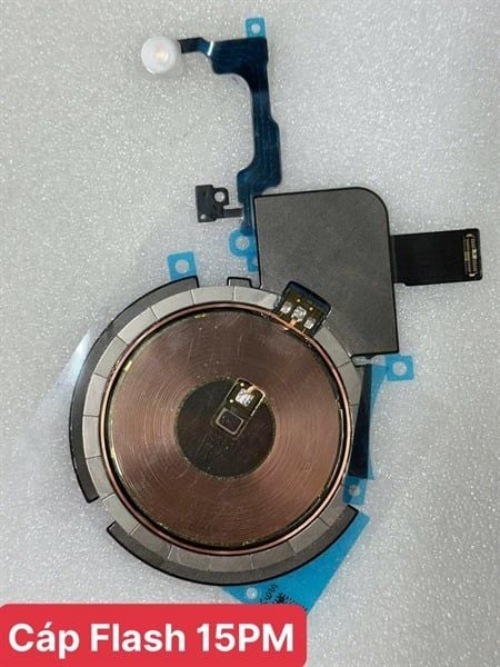 Dây Nút Nguồn + Dây Âm Lượng (DNAL) + Vỹ Sạc Nhanh Không Dây/ Flash - Iphone 15 Pro Max