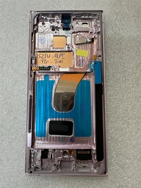 Màn Hình Samsung S23 Ultra / S918 - 2ic/ OLED - Khung - Phôi To - Tím