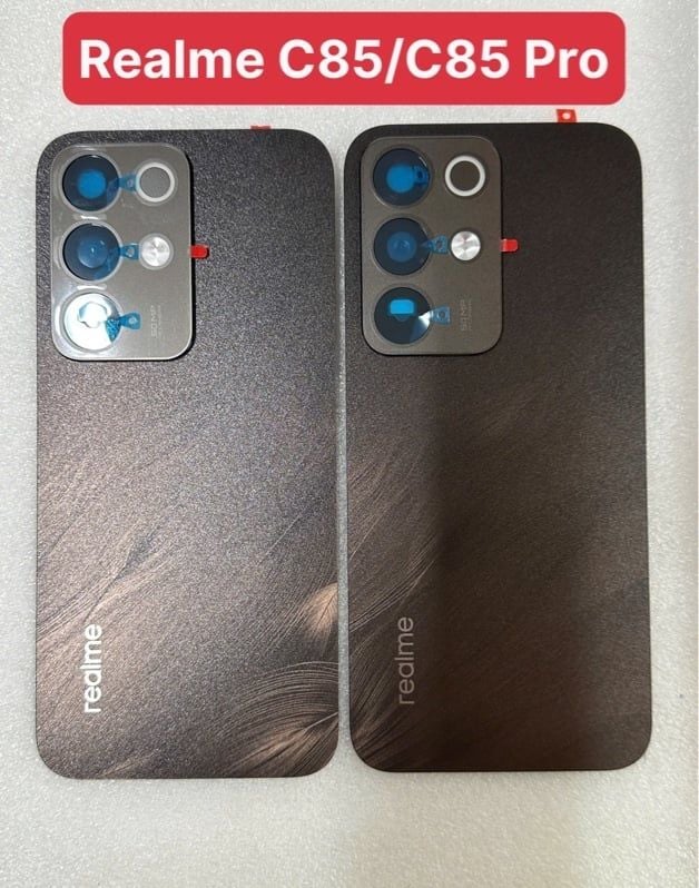 Lưng Oppo Realme C85 / Realme C85 Pro - Đen + KC