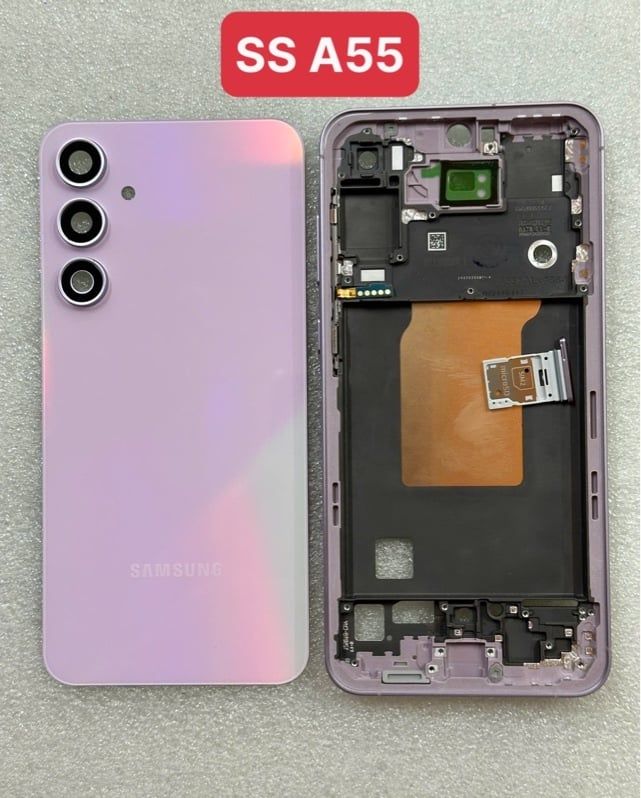 Vỏ Bộ Samsung A55 - 5G Tím + Sim Zin