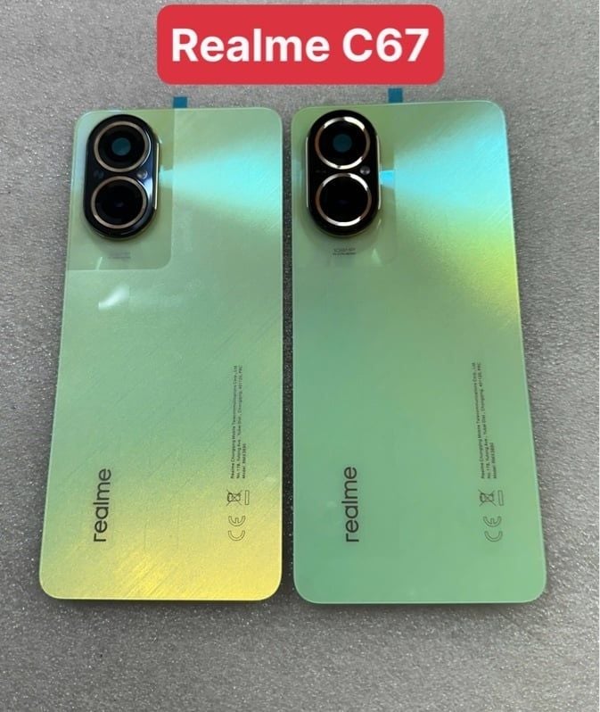 Lưng Oppo Realme C67 Zin - Xanh Ngọc + KC