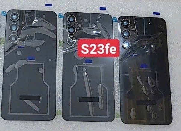 Lưng Samsung S23 FE - Zin A - Đen (có kc)