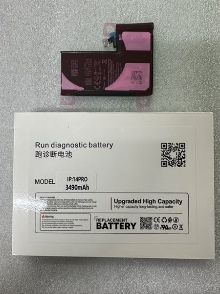 Pin Iphone - Chạy Chuẩn Đoán - 14 Pro - 3490mAh