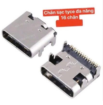 Chân Sạc Type C Đa Năng : Pin 16 Chân