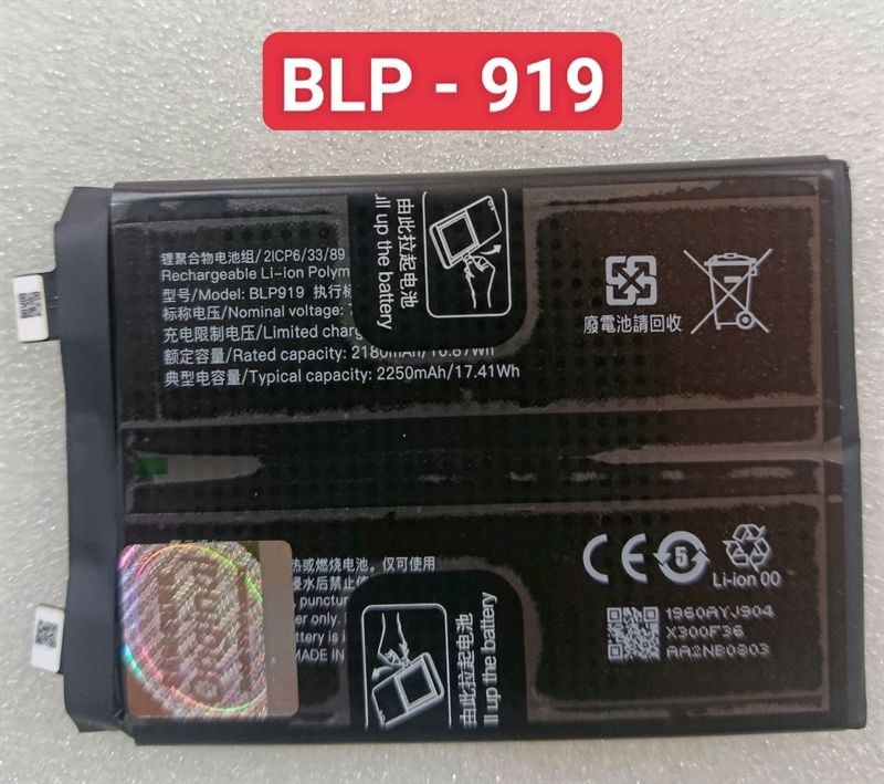 Pin Oppo 919 / Realme Gt Neo 3 / BLP 919 - 4500 mAh