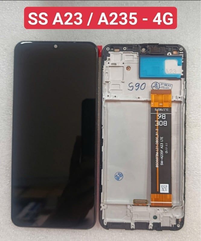 Màn Hình Samsung A23 4G / A235 - QX Khung - dây đen