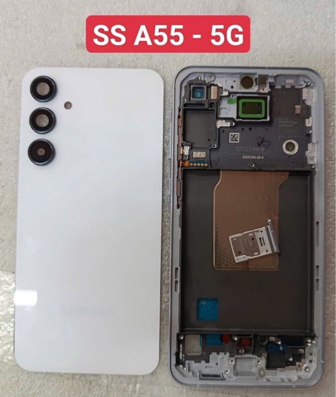 Vỏ Bộ Samsung A55 - 5G Trắng + Sim Zin