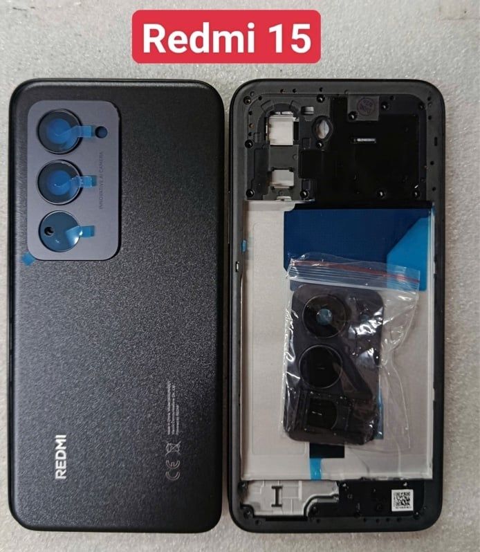 Vỏ Bộ Xiaomi Redmi 15 - Zin Đen