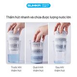  Miếng lau nhà thay thế của cây lau nhà tự vắt mã Sumika C38/C39, kích thước 33x12cm bằng sợi vải cotton 