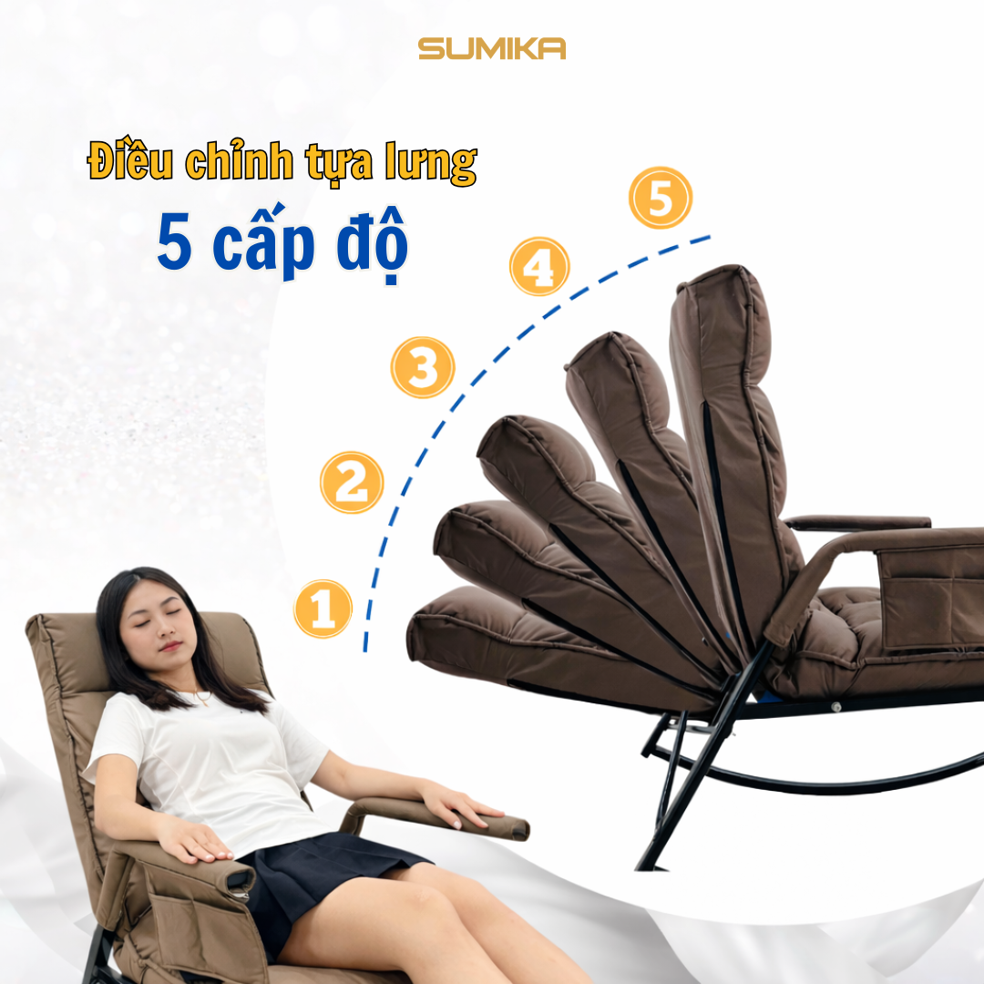  Ghế bập bênh thư giãn SUMIKA 668 