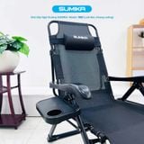  Ghế Xếp Thư Giãn SUMIKA 168, Vải Lưới Thoáng Mát, Điều Chỉnh 7 Cấp Độ, Tải Trọng 300kg 