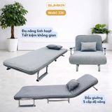  Ghế Sofa giường thông minh gấp gọn SUMIKA 336, rộng 80cm 