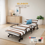  Giường nệm xếp gọn SUMIKA 339D, chiều rộng 80cm 