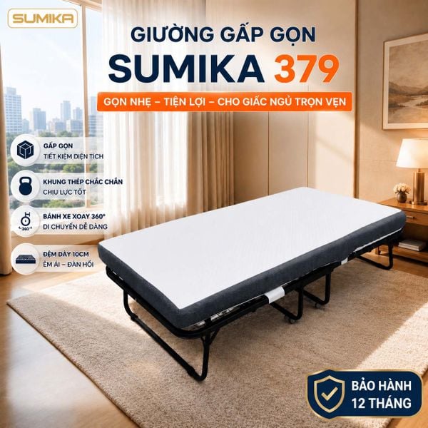  Giường nệm xếp gọn SUMIKA 379 